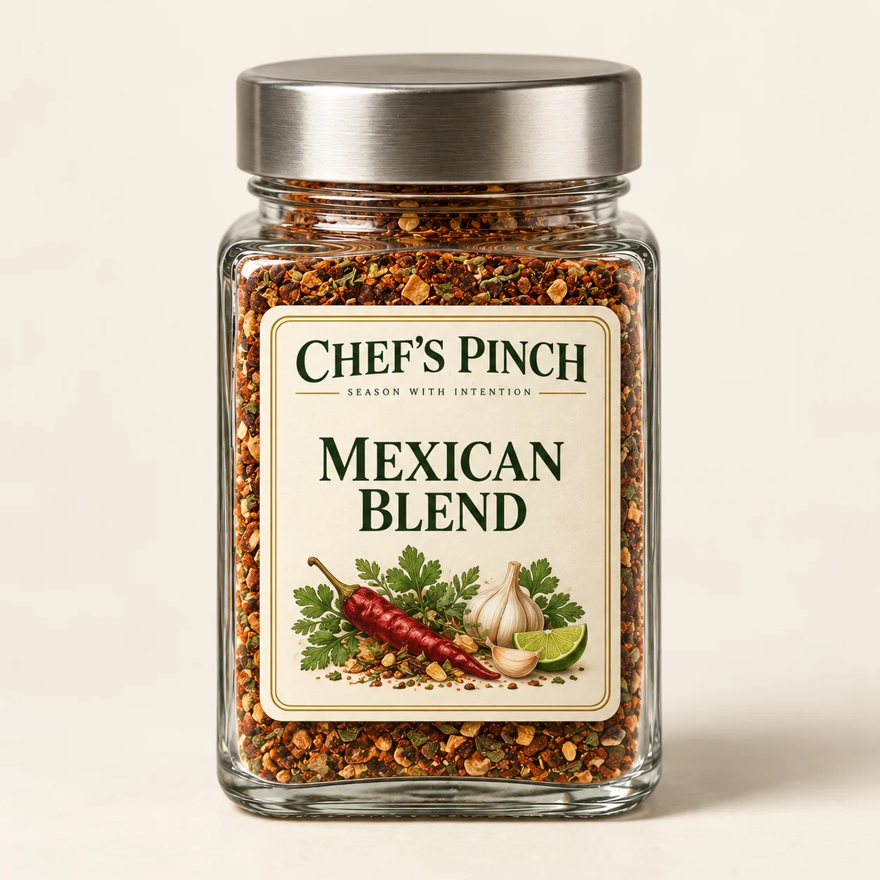 Mexican Blend labeled bottle concept